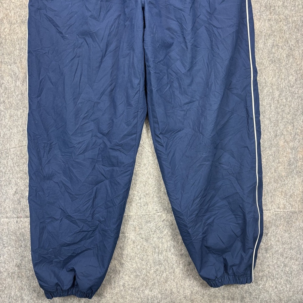 Vintage Y2K Nike Team Jogger Track Pants Men's XL Blue Striped Swoosh Pockets - Picture 3 of 9